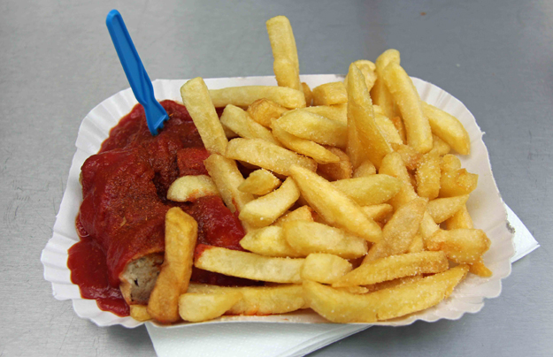 Berlin's finest... Currywurst