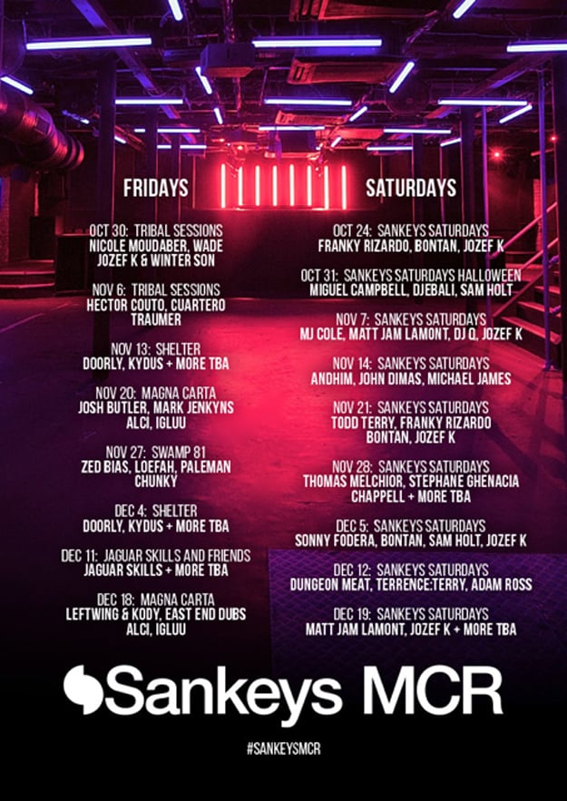 Sankeys_Manchester_Unveils_Lineup